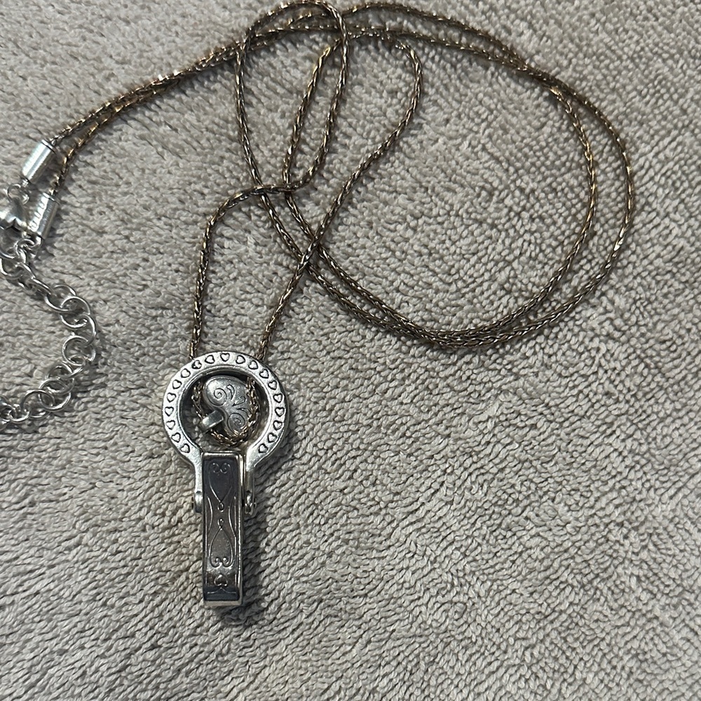 Vintage Brighton Key Holder Pendant Necklace